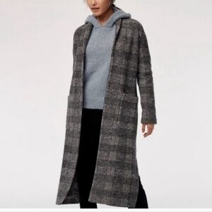 Babaton Merino Wool Long Jacket